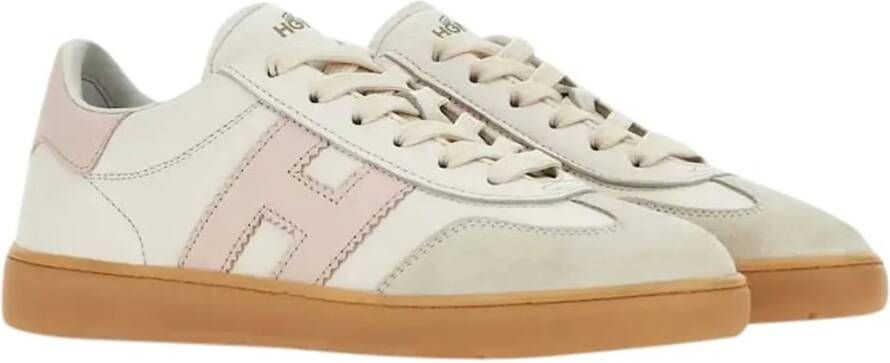 Hogan Low-Top Sneakers Ivory in wit