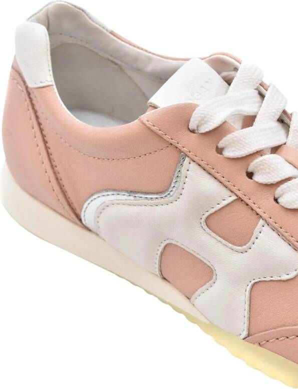 Hogan Low-Top Sneakers Pink in poeder roze