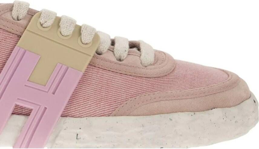 Hogan Low-Top Sneakers Pink in poeder roze