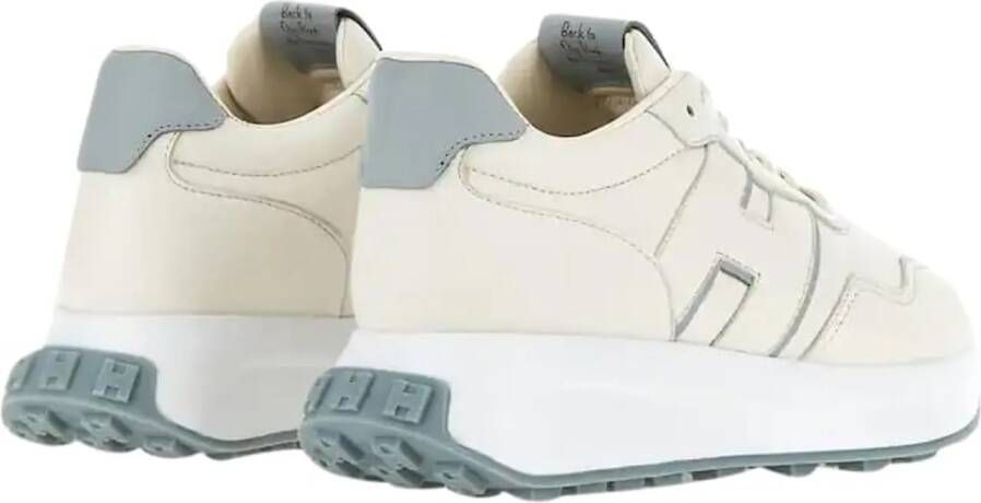 Hogan Low-Top Sneakers Yogurt in wit