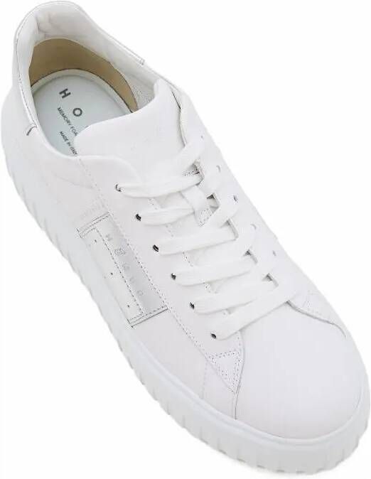 Hogan Lage-top sneaker H-Stripes Lace Up Sneakers in wit