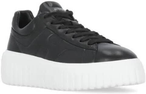 Hogan Lage-top sneaker H Stripes Sneakers in zwart