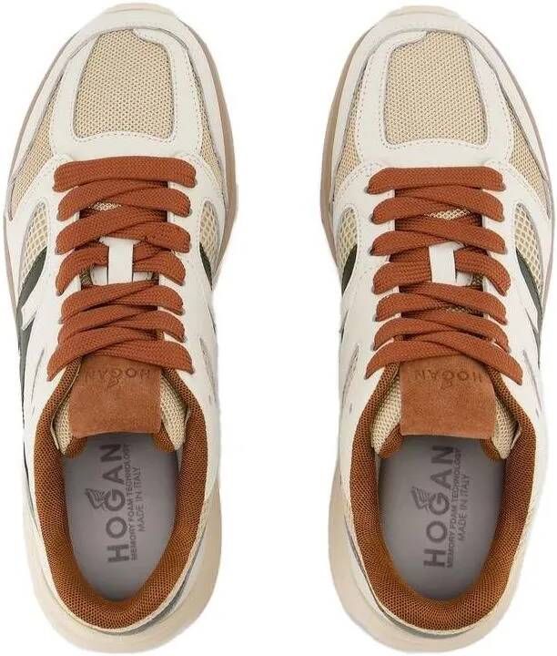 Hogan Lage-top sneaker H665 Sneakers Leather Brown in bruin