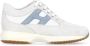 Hogan Sneakers Ivory Smooth And Suede Leather Sneakerd in wit - Thumbnail 2