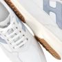 Hogan Sneakers Ivory Smooth And Suede Leather Sneakerd in wit - Thumbnail 3