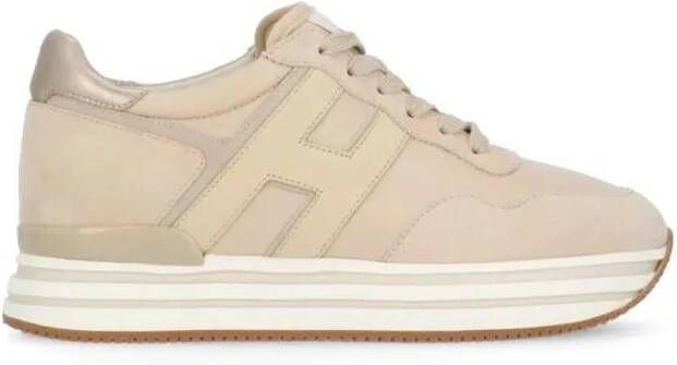 Hogan Lage-top sneaker Midi H222 Sneakers in beige