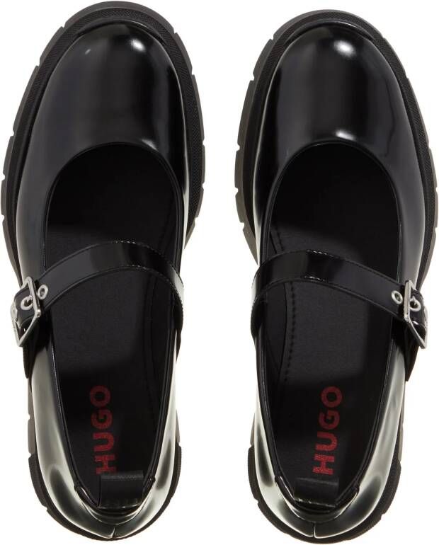 HUGO Loafers Kris Ballerina in zwart