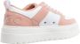 HUGO Low-Top Sneakers Lyssa Tenn pubsk in poeder roze - Thumbnail 2