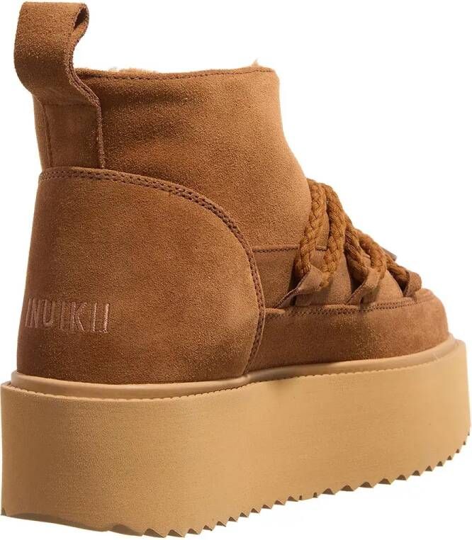 INUIKII Boots & laarzen Classic Low Platform in bruin