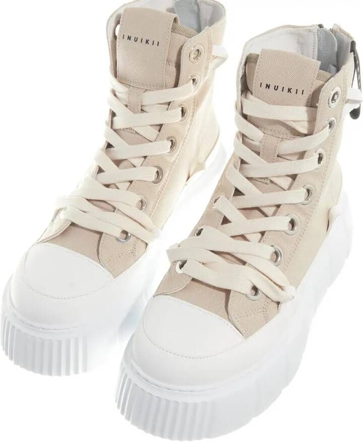 INUIKII High-Top Sneakers MATILDA CANVAS HIGH in beige