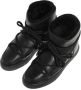 INUIKII Enkellaarsjes Dames Outdoor Snowboots Damesschoenen Leer Full Leather Zwart - Thumbnail 14