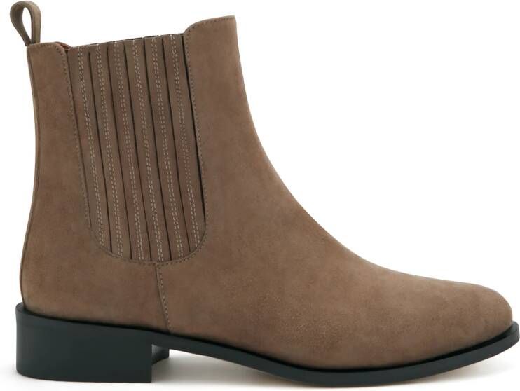 Isabel Bernard Enkellaarzen Vendôme damen Chelsea Boots Taupe I in taupe