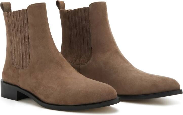 Isabel Bernard Enkellaarzen Vendôme Chey Chelsea Boots in taupe