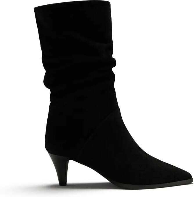 Isabel Bernard Boots Vendôme Margot Black Suede Boots IB in zwart