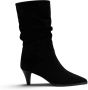 Isabel Bernard Boots Vendôme Margot Black Suede Boots IB in zwart - Thumbnail 5