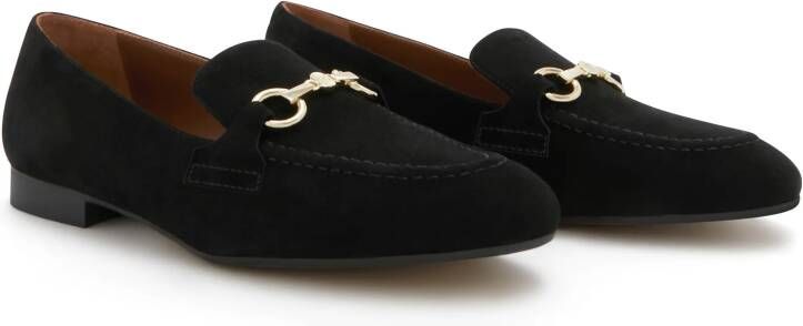 Isabel Bernard Loafers Vendôme damen Loafers Schwarz IB511 in zwart