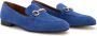 Isabel Bernard Sandalen Vendôme Fleur Blauwe Suède Loafers in blauw - Thumbnail 4