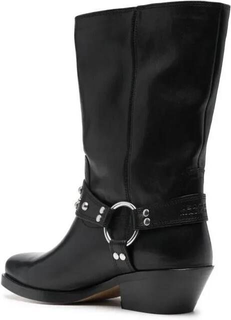 Isabel marant Boots Antya 45Mm Biker Boots in zwart