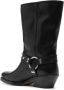 Isabel marant Boots Antya 45Mm Biker Boots in zwart - Thumbnail 2