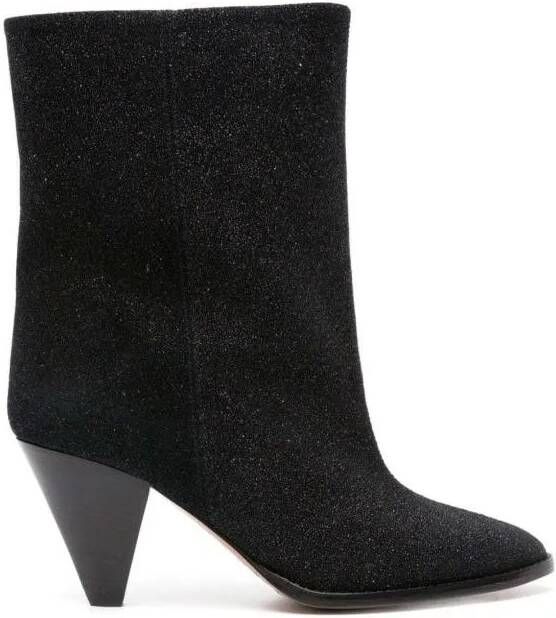 Isabel marant Boots Rouxa Suede 85Mm Boots in zwart