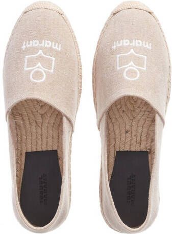 Isabel marant Espadrilles Espadrillas Logo Print in beige