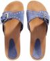 Isabel marant Sandalen Jaso Leather Slides in blauw - Thumbnail 2