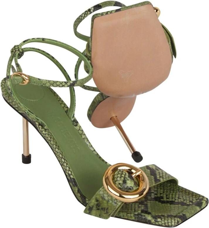 Jacquemus Sandalen Heeled Sandals The gift sandals in groen