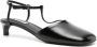 Jil Sander Hoge hakken Black T-Bar Slingback in zwart - Thumbnail 10