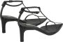 Jil Sander Sandalen Leather Heeled Sandals in zwart - Thumbnail 2