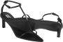 Jil Sander Sandalen Leather Heeled Sandals in zwart - Thumbnail 4