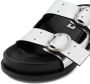 Jil Sander Sandalen Silver Moon Leather Sandals in zilver - Thumbnail 4