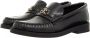 Jimmy Choo Zwarte Leren Flats met Kettingdetail Black Dames - Thumbnail 41