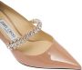 Jimmy Choo Pumps & high heels Bing' Pink Pumps With Crystal Embellishment In Pat in beige - Thumbnail 10