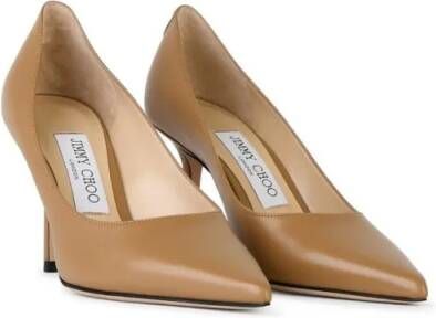 Jimmy Choo Pumps & high heels Love 85' Beige Leather Pumps in bruin