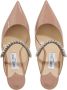 Jimmy Choo Sandalen Bing Patent Leather in beige - Thumbnail 3