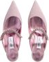 Jimmy Choo Slippers & Mules Bing Crystal Embellished Mules in poeder roze - Thumbnail 2