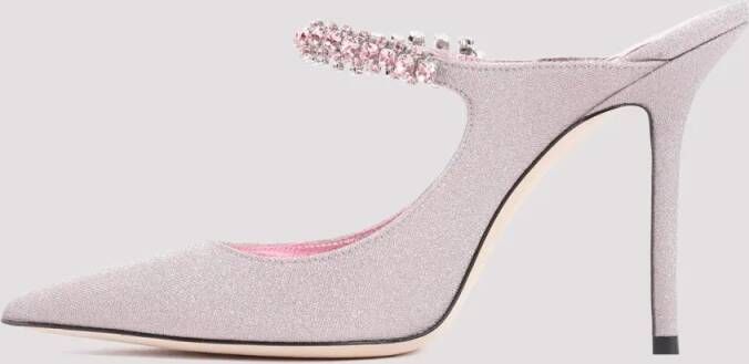 Jimmy Choo Slippers & Mules Bing 100 Mules in roze