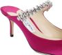 Jimmy Choo Slippers & Mules Pink Boysenberry Satin Bing 65 Mules in roze - Thumbnail 7