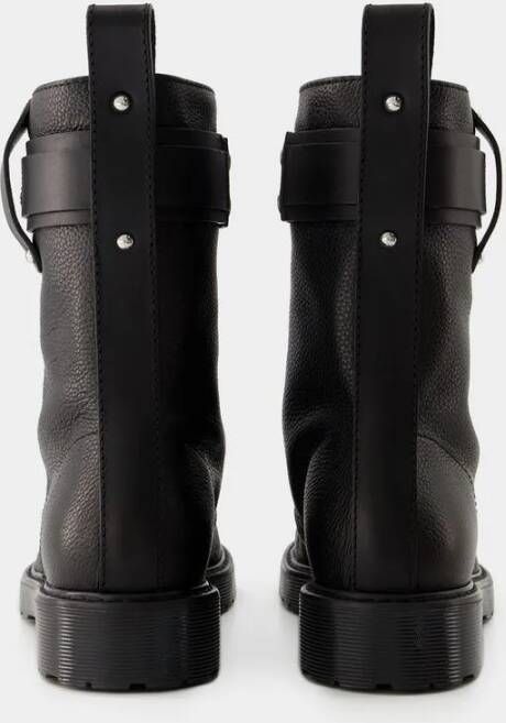 J.W.Anderson Boots & laarzen Punk Combat Boots Leather Black in zwart