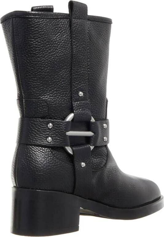 Karl Lagerfeld Boots Brooklyn Mid Leg Strap Boot in zwart