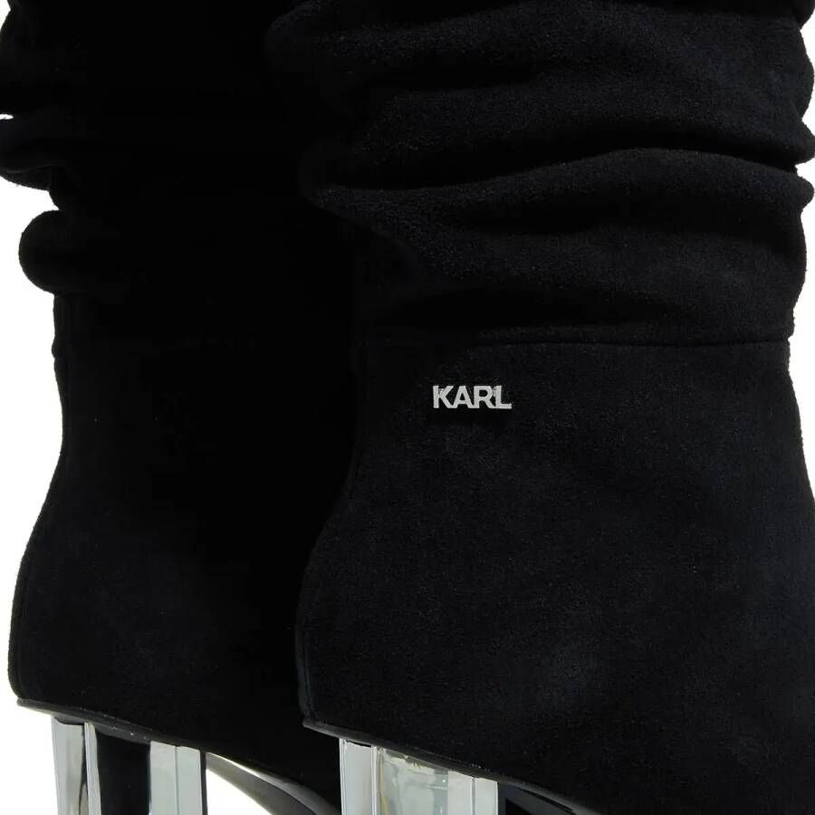 Karl Lagerfeld Boots & laarzen Kl Tower Slouch Knee Boot in zwart