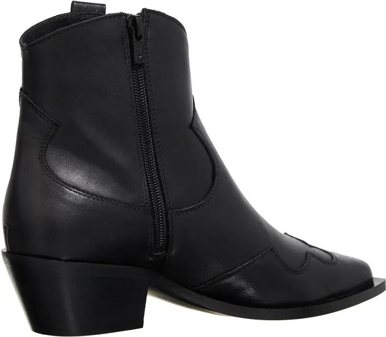 Karl Lagerfeld Enkellaarzen Kansas Nft Zip Boot in zwart