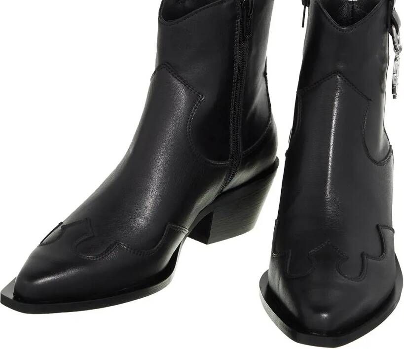 Karl Lagerfeld Enkellaarzen Kansas Nft Zip Boot in zwart