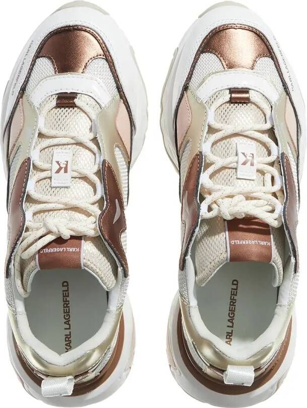 Karl Lagerfeld Low-Top Sneakers Blaze Strike Lthr Metallik in roségoud