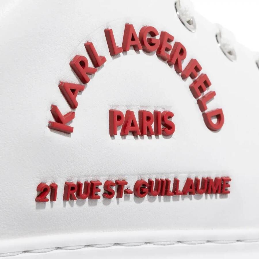 Karl Lagerfeld Low-Top Sneakers Kapri Maison Metalmesh Tab in rood