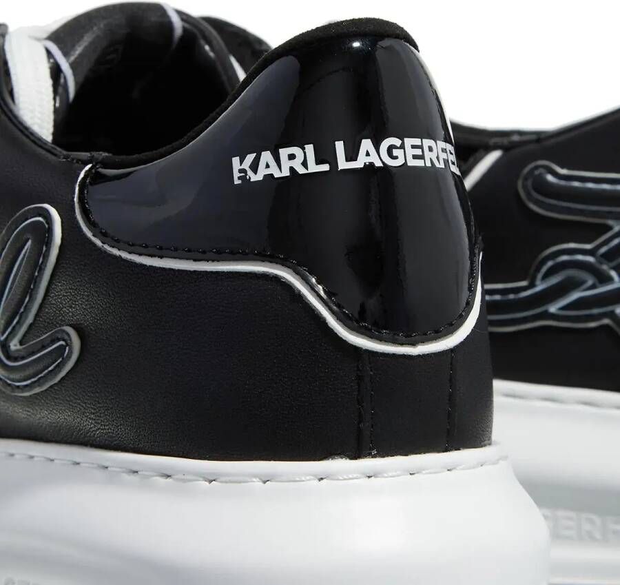 Karl Lagerfeld Low-Top Sneakers Kapri Signia Emboss Lo Lace in zwart