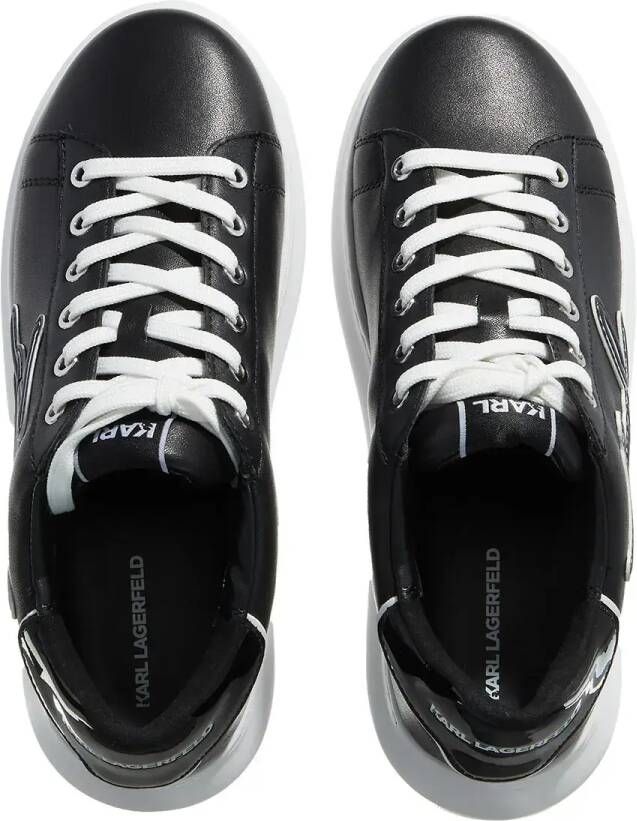 Karl Lagerfeld Low-Top Sneakers Kapri Signia Emboss Lo Lace in zwart