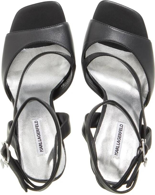 Karl Lagerfeld Pumps & high heels Kolumn Wrap Strap Sandal in zwart