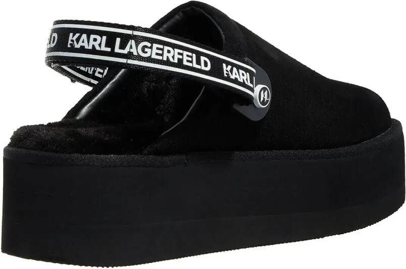 Karl Lagerfeld Slippers & Mules Thermo Slingback Klog in zwart