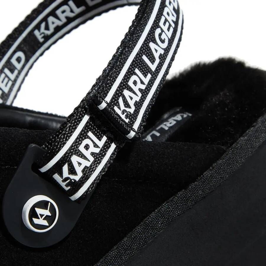 Karl Lagerfeld Slippers & Mules Thermo Slingback Klog in zwart